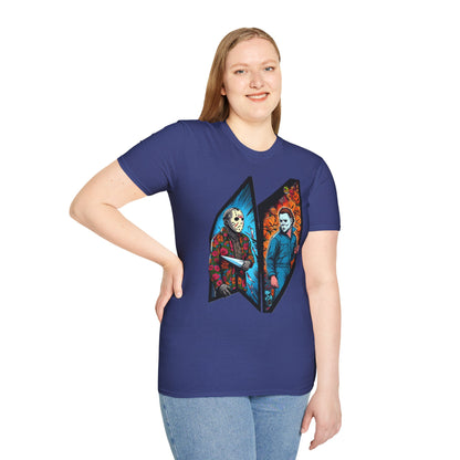 Jason Voorhees & Michael Myers Funny Halloween Shirt