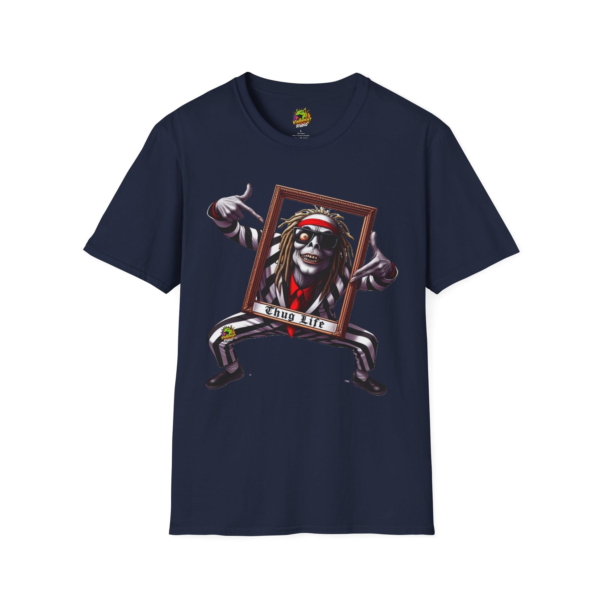 T-Shirt - Beetlejuice Shirt | Thug Life Graphic Tee | Halloween Beetlejuice Costume T-Shirt - premium material. limited stock. Order yours now and stand out with this exclusive piece!