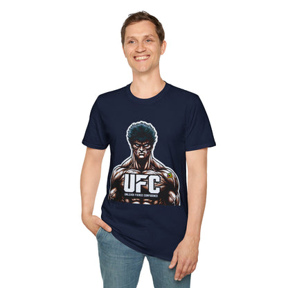 | - UFC T Shirt | Unleash Fierce Confidence | UFC Tee with Baki Anime Motivation for Fitness - custom-made. limited stock. Order yours now and stand out with this exclusive piece!