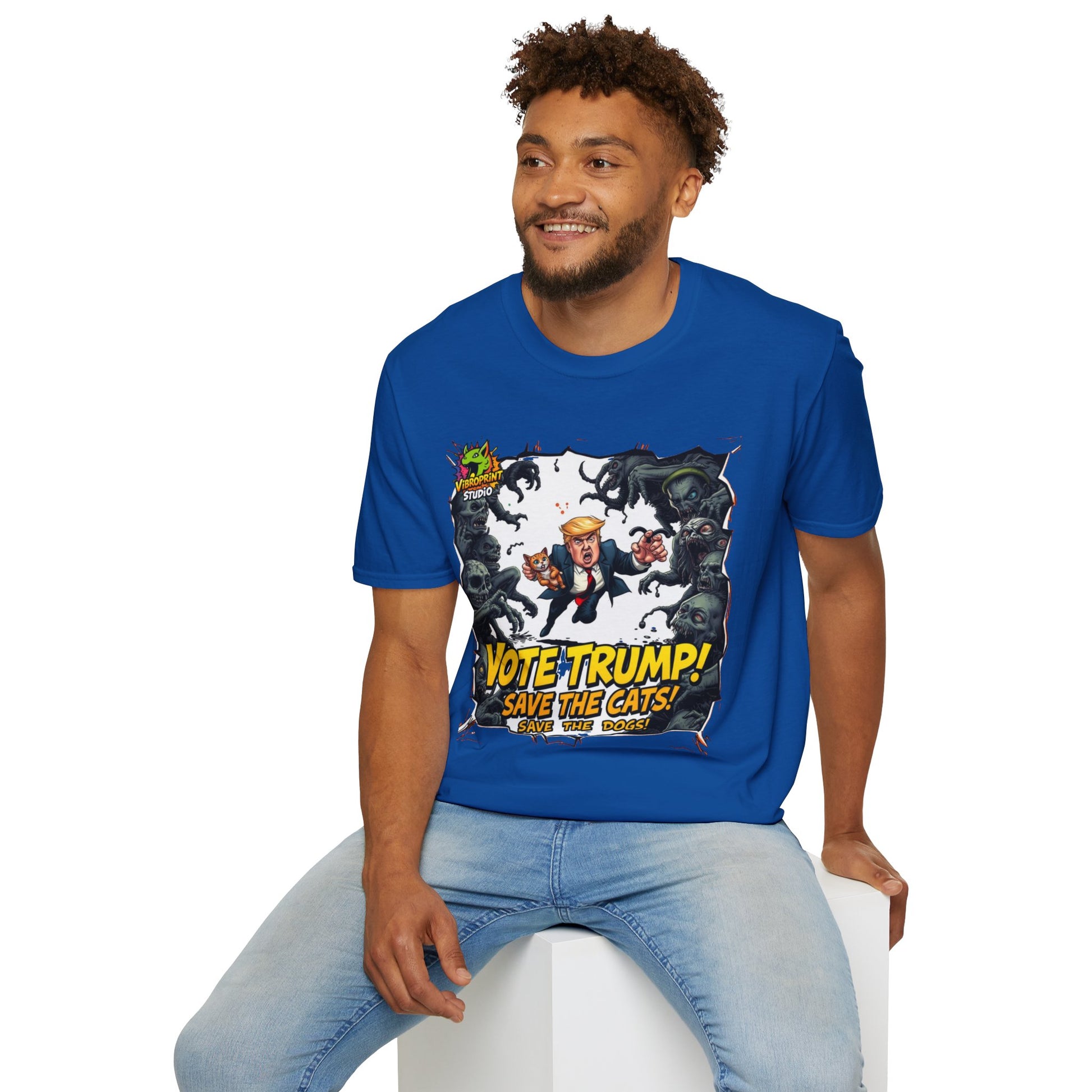 Satire - They're Eating the Dogs Tee | Satire Trump Election Shirt | Funny Meme Graphic T-Shirt - premium material. limited stock. Order yours now and stand out with this exclusive piece!