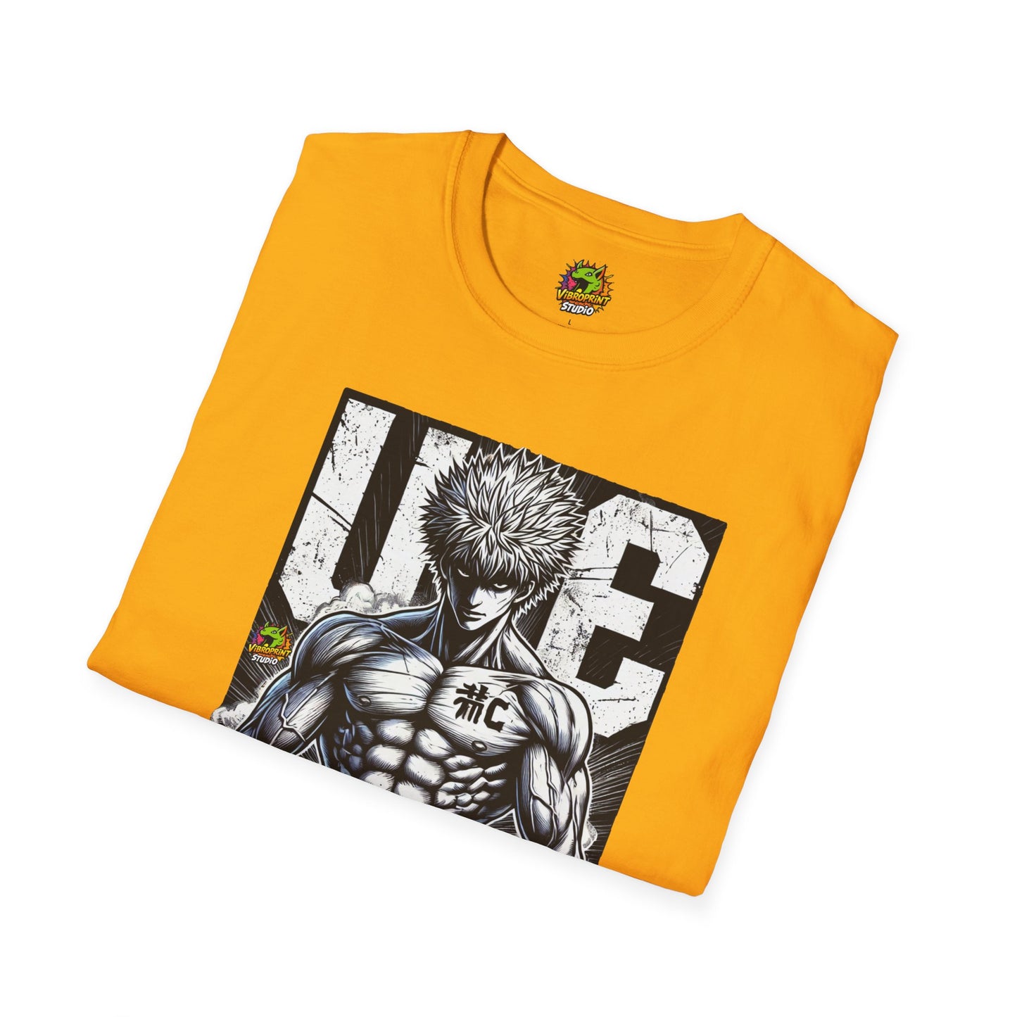 UFC T Shirt | Unleash Fierce Confidence | Motivational UFC Tee with Baki Anime T-Shirt design