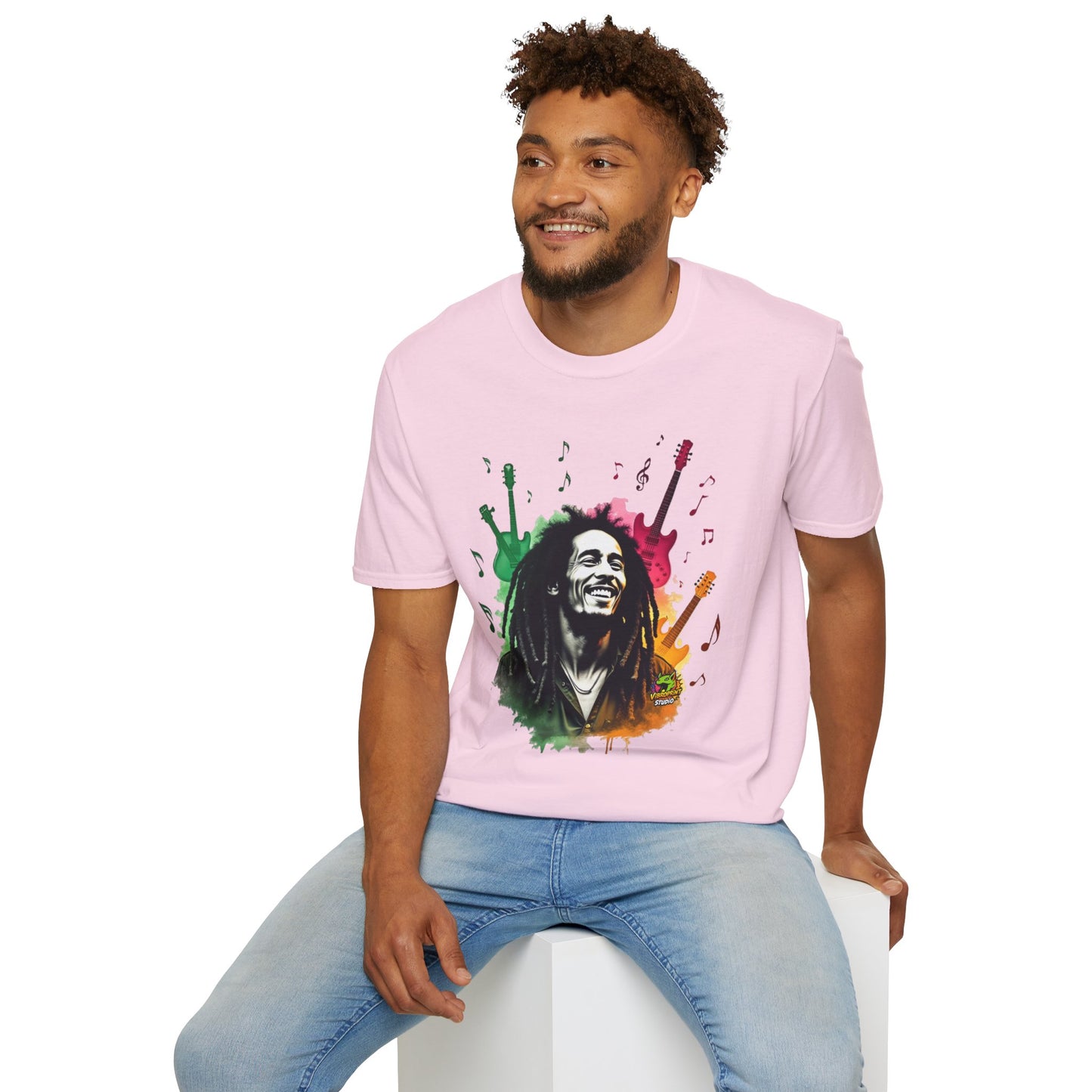 Bob Marley T-Shirt - Reggae Icon - VibroPrint Studio