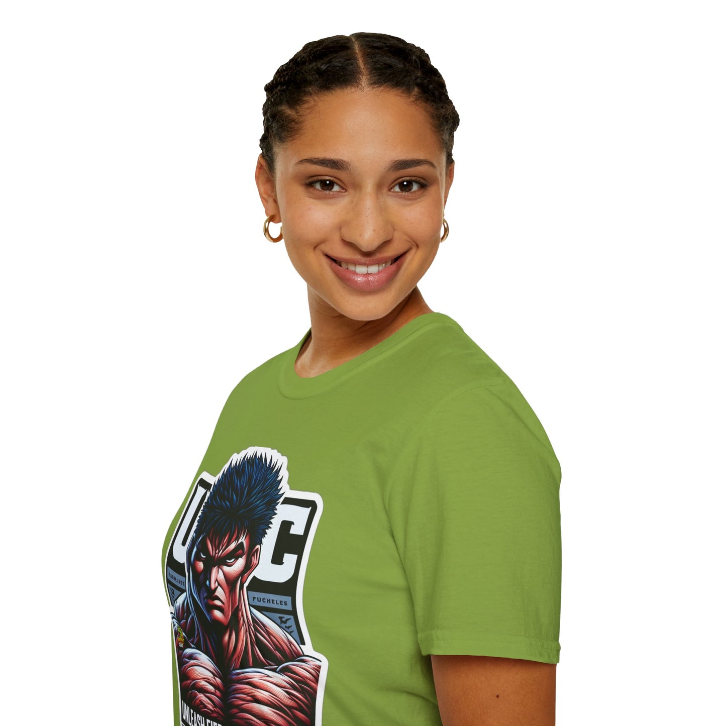 UFC T Shirt | Unleash Fierce Confidence | UFC Tee with Baki Anime Strength