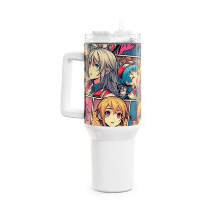 Anime - Stanley cup | Anime and Comic Geek Tumbler | Colorful Pop Culture Drinkware - custom-made. perfect gift idea. Order yours now and stand out with this exclusive piece!