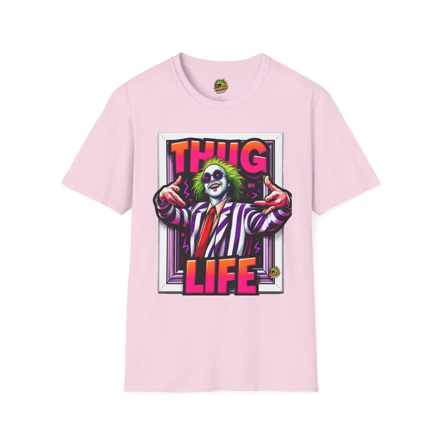 | - Beetlejuice Shirt | Spooky Thug Life Tee | Beetlejuice Graphic T-Shirt for Halloween - custom-made. limited stock. Order yours now and stand out with this exclusive piece!