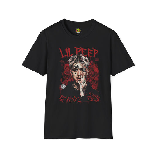 Lil Peep Merch T-Shirt - Original Vibroprint Studio Design - Goth, Emo, Sadboy Clothing