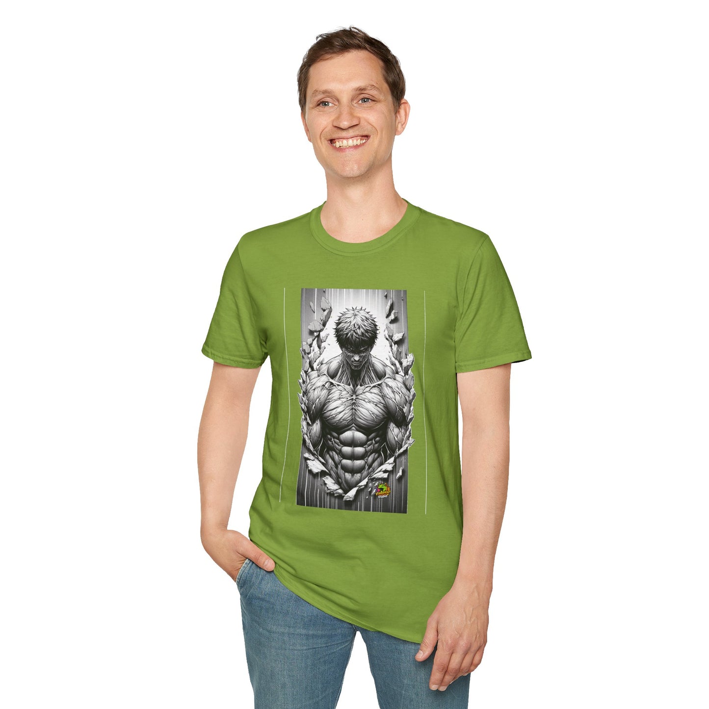 UFC T Shirt | Unleash Fierce Confidence | UFC Tee with Baki Anime Influence for Athletes