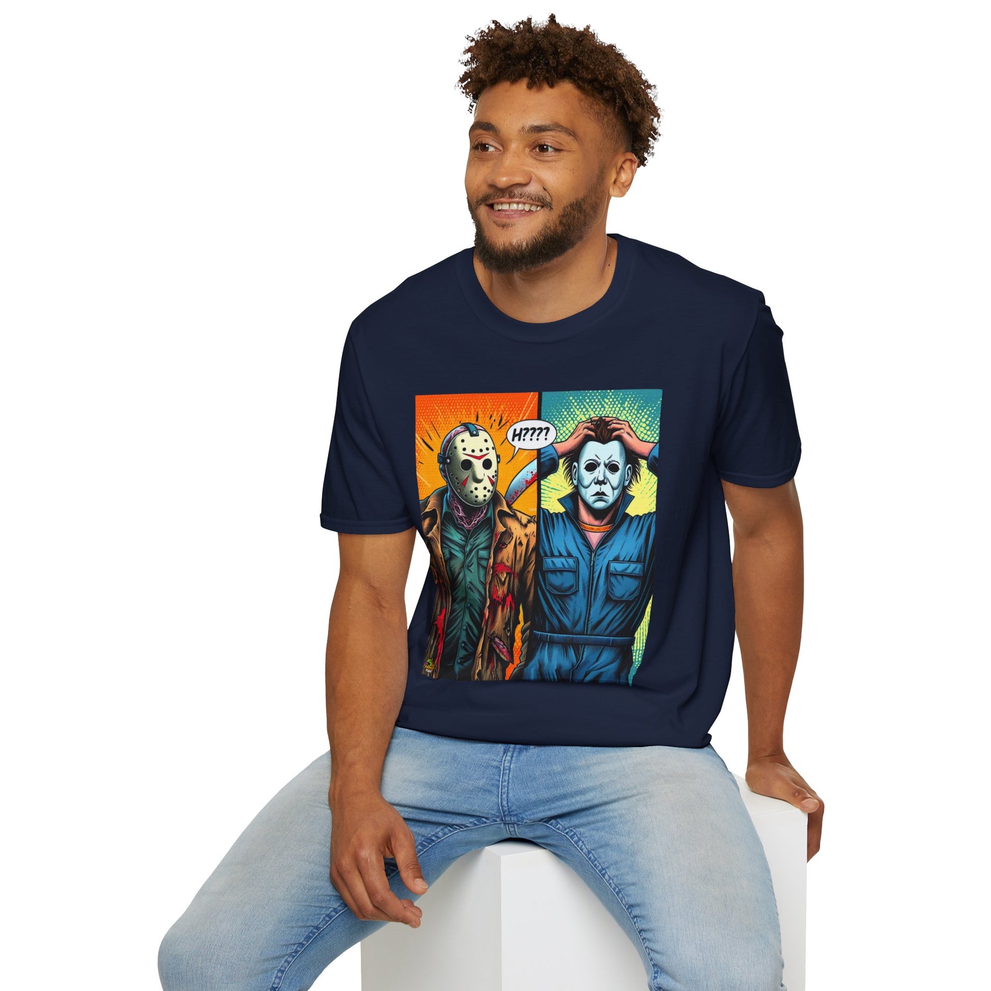 Picnic - Jason Voorhees & Michael Myers Shirt | Funny Halloween Picnic Tee - premium material. limited stock. Order yours now and stand out with this exclusive piece!