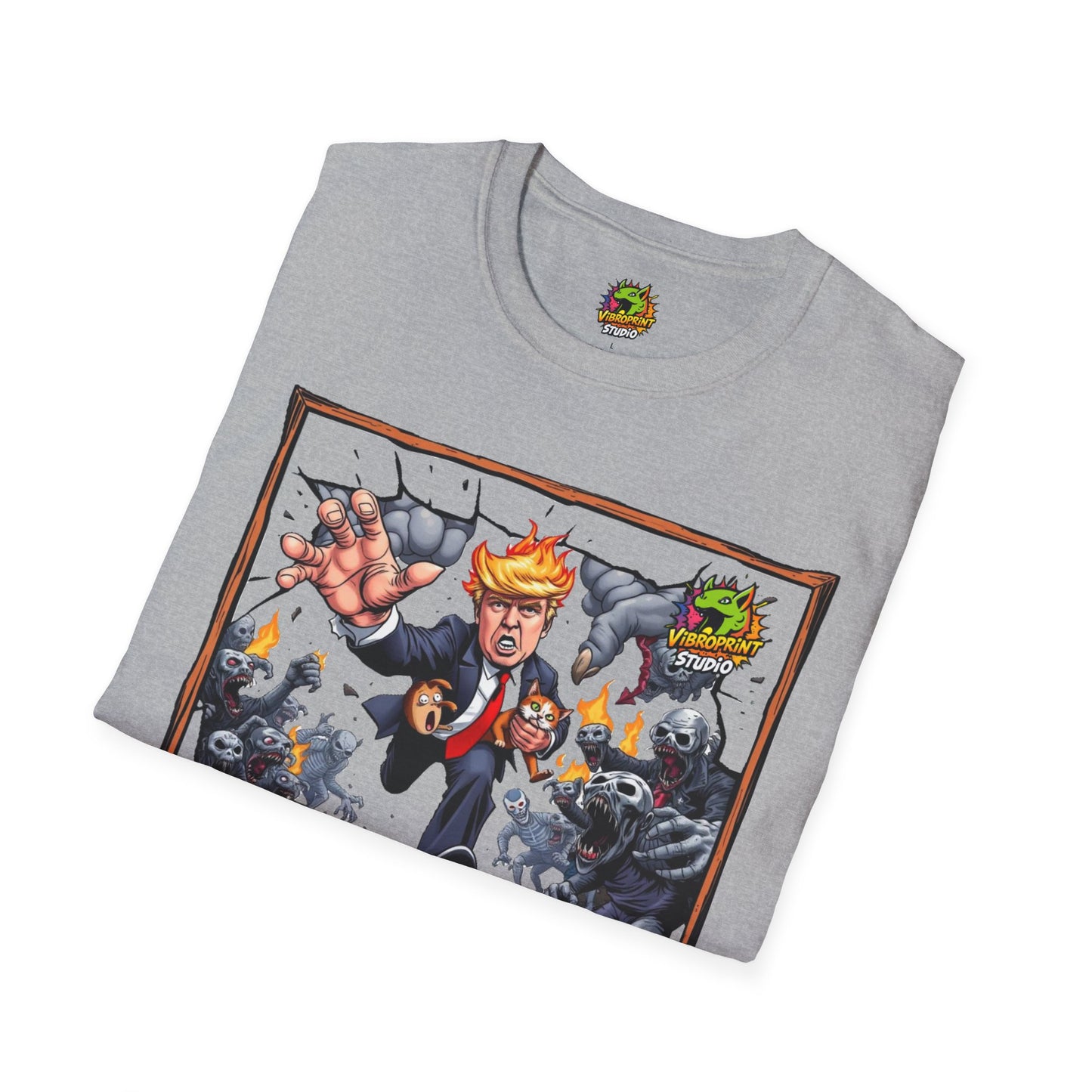 | - They're Eating the Dogs Shirt | Trump Election Meme T-Shirt | Funny Satire Graphic Tee - custom-made. limited stock. Order yours now and stand out with this exclusive piece!