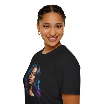 the - Aaliyah shirt | Tribute to a Music Legend | Honoring the Queen of Urban Pop - premium material. perfect gift idea. Order yours now and stand out with this exclusive piece!