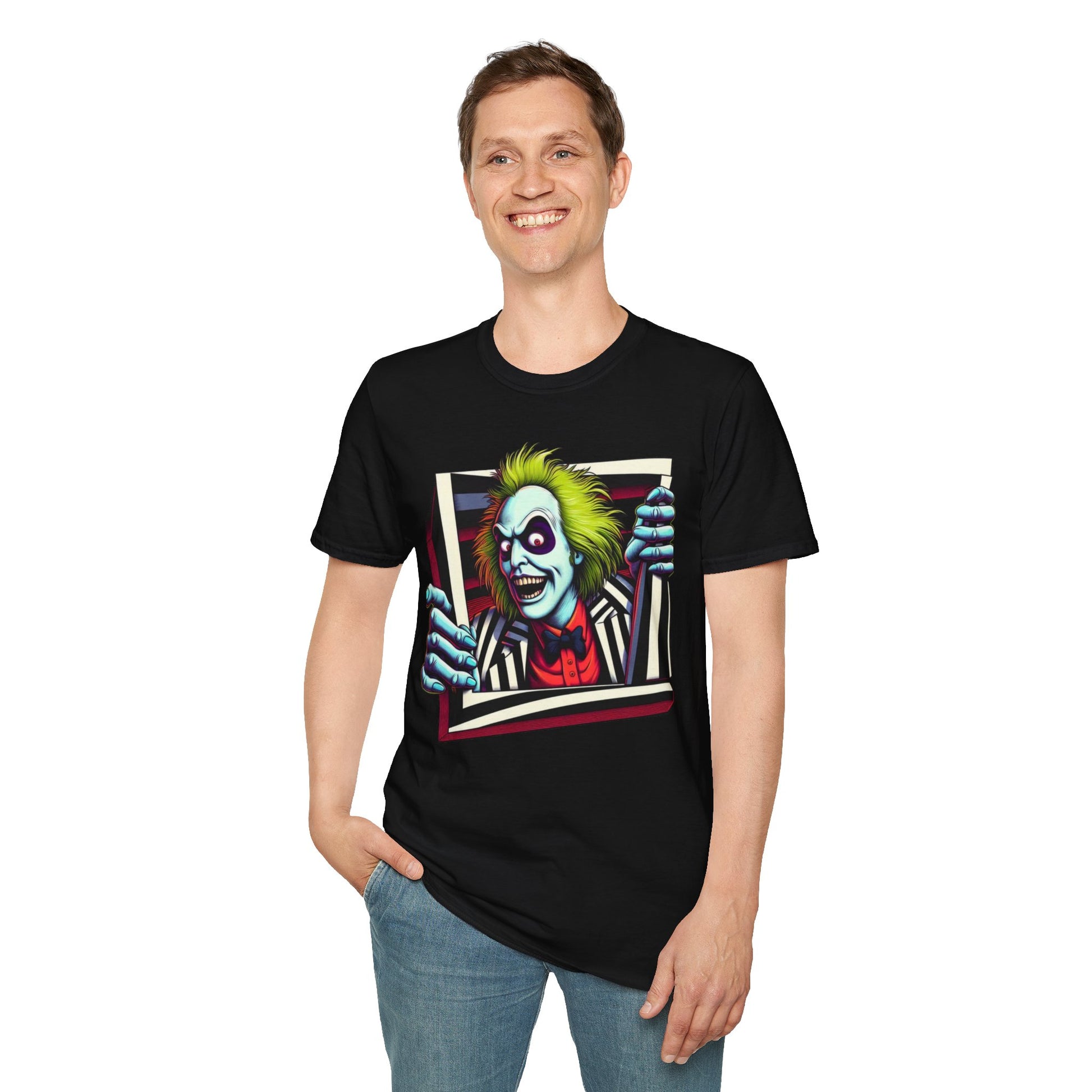 high-quality - Beetlejuice Shirt | Retro Halloween Graphic Tee | Classic Beetlejuice Movie Style | Funny and Spooky T-Shirt for Adults - custom-made. limited stock. Order yours now and stand out with this exclusive piece!