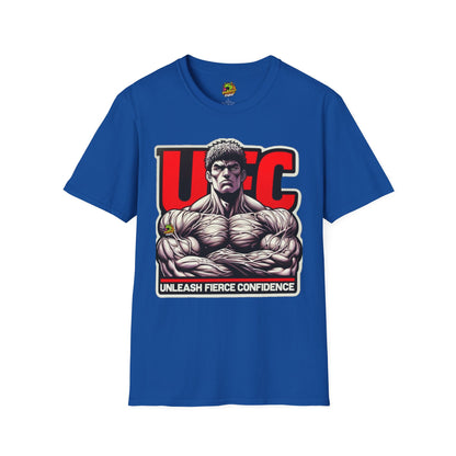 Strength - UFC T Shirt | Unleash Fierce Confidence | UFC Tee with Baki Anime Strength for Fitness Fans - custom-made. perfect gift idea. Order yours now and stand out with this exclusive piece!