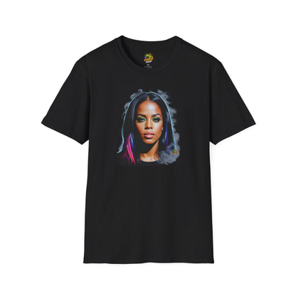 Aaliyah shirt | Tribute to the Timeless Princess of R&B | Memorial Icon T-Shirt - High Quality Image