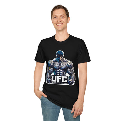 Tee - UFC T Shirt | Unleash Fierce Confidence | Motivational UFC Tee with Baki Anime Inspiration for Gym - premium material. limited stock. Order yours now and stand out with this exclusive piece!