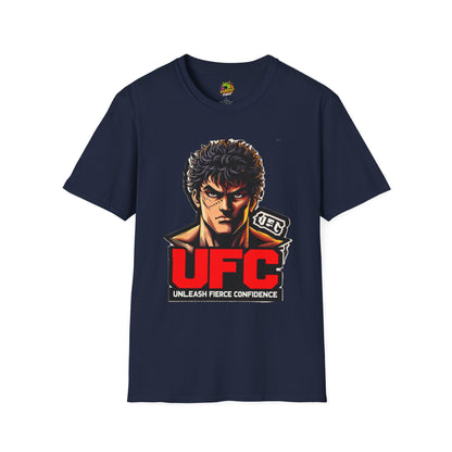 | - UFC T Shirt | Unleash Fierce Confidence | Motivational UFC Tee with Baki Anime Elements - custom-made. limited stock. Order yours now and stand out with this exclusive piece!