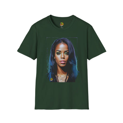 of - Aaliyah shirt | Tribute to the Queen of Urban Pop | Memorial T-Shirt for Fans - custom-made. perfect gift idea. Order yours now and stand out with this exclusive piece!