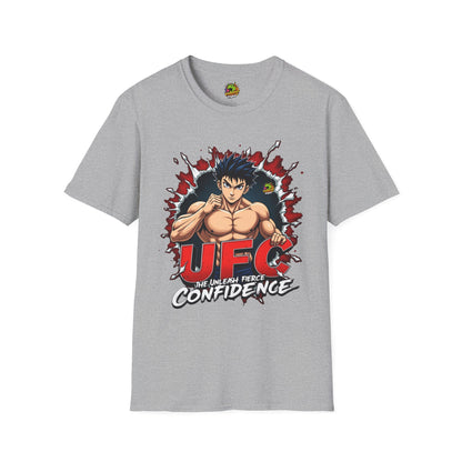 Unleash - UFC T Shirt | Unleash Fierce Confidence | UFC Tee Inspired by Baki Anime for Fitness Enthusiasts - custom-made. limited stock. Order yours now and stand out with this exclusive piece!