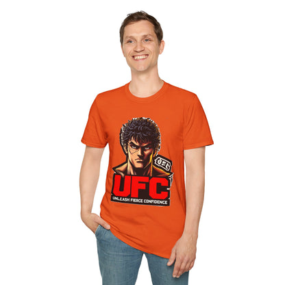 UFC T Shirt | Unleash Fierce Confidence | Motivational UFC Tee with Baki Anime Elements