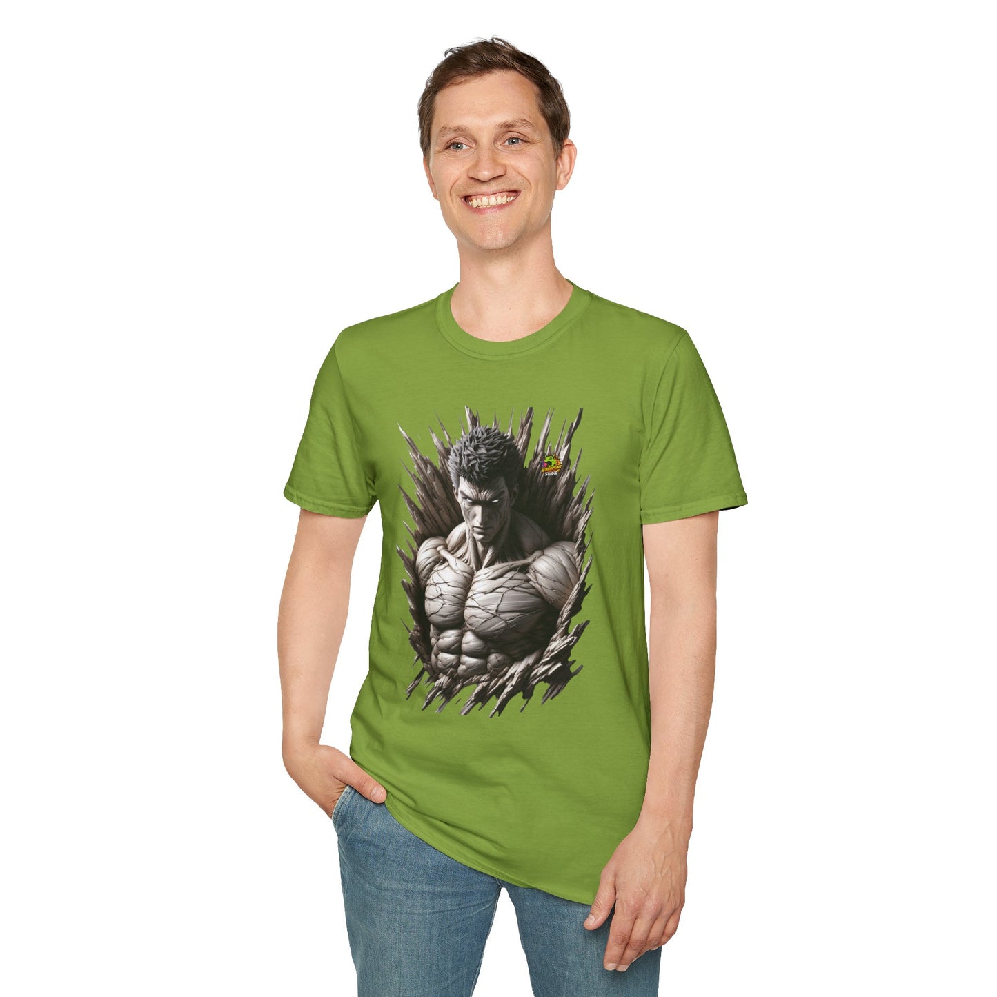 UFC T Shirt | Unleash Fierce Confidence | UFC Tee with Baki Anime Elements for Fitness Enthusiasts