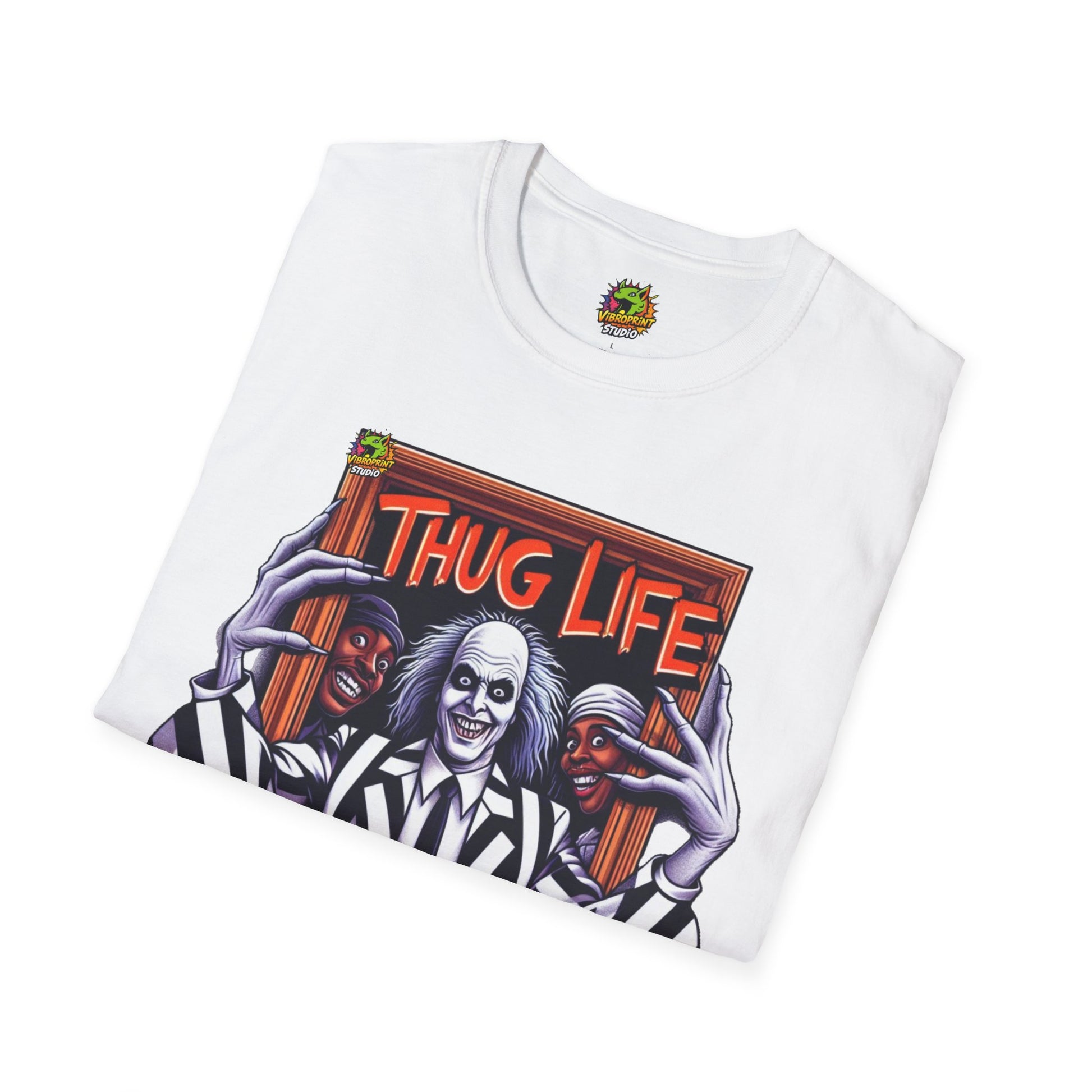 T-Shirt - Beetlejuice Shirt | Thug Life Graphic Tee | Funny Halloween Beetlejuice T-Shirt - custom-made. perfect gift idea. Order yours now and stand out with this exclusive piece!