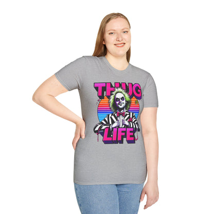 exclusive - Beetlejuice Shirt | Thug Life Inspired T-Shirt | Halloween Horror Graphic Tee | Funny Beetlejuice Shirt - premium material. perfect gift idea. Order yours now and stand out with this exclusive piece!