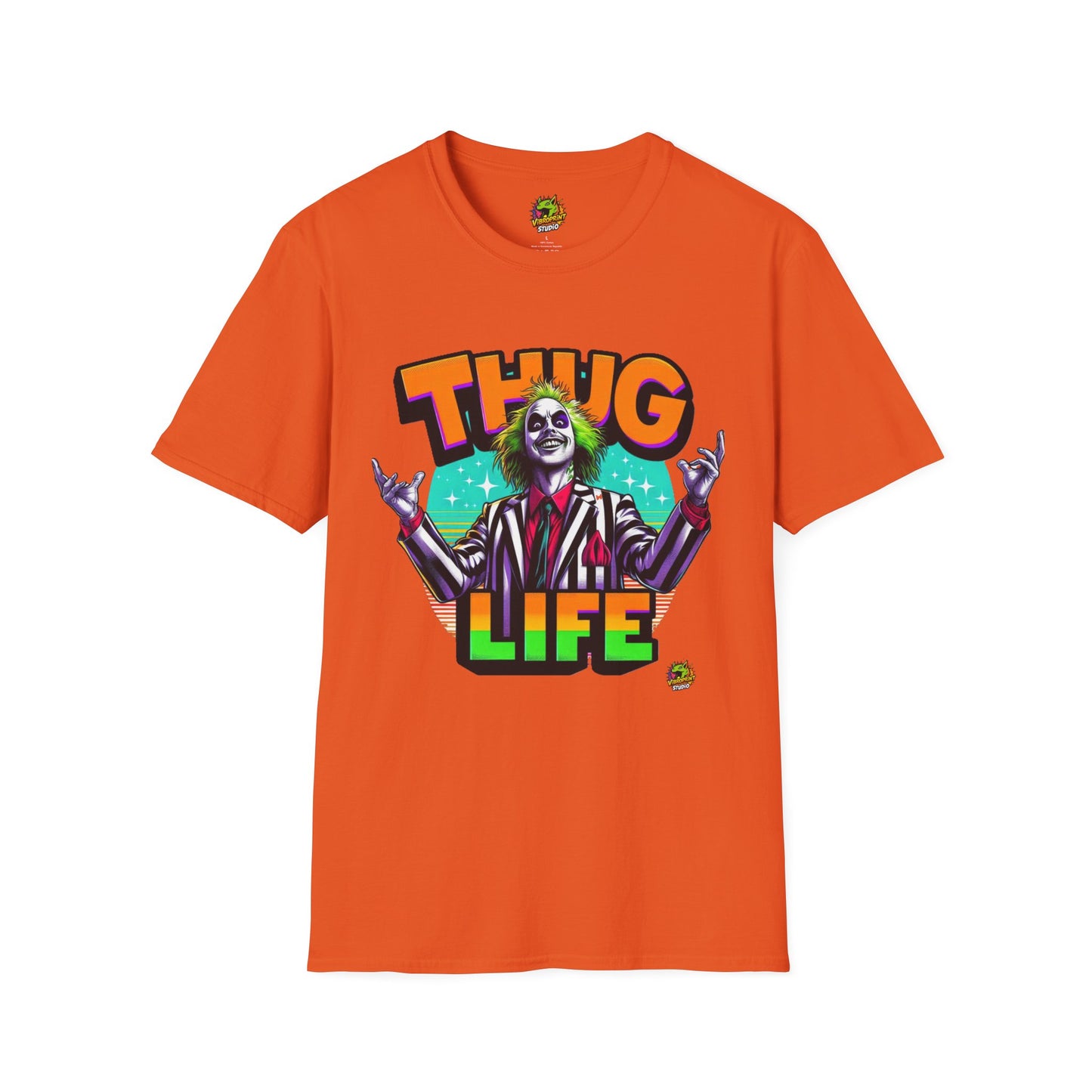 | - Beetlejuice Shirt | Spooky Thug Life Tee | Halloween Beetlejuice Graphic Shirt Women - custom-made. limited stock. Order yours now and stand out with this exclusive piece!