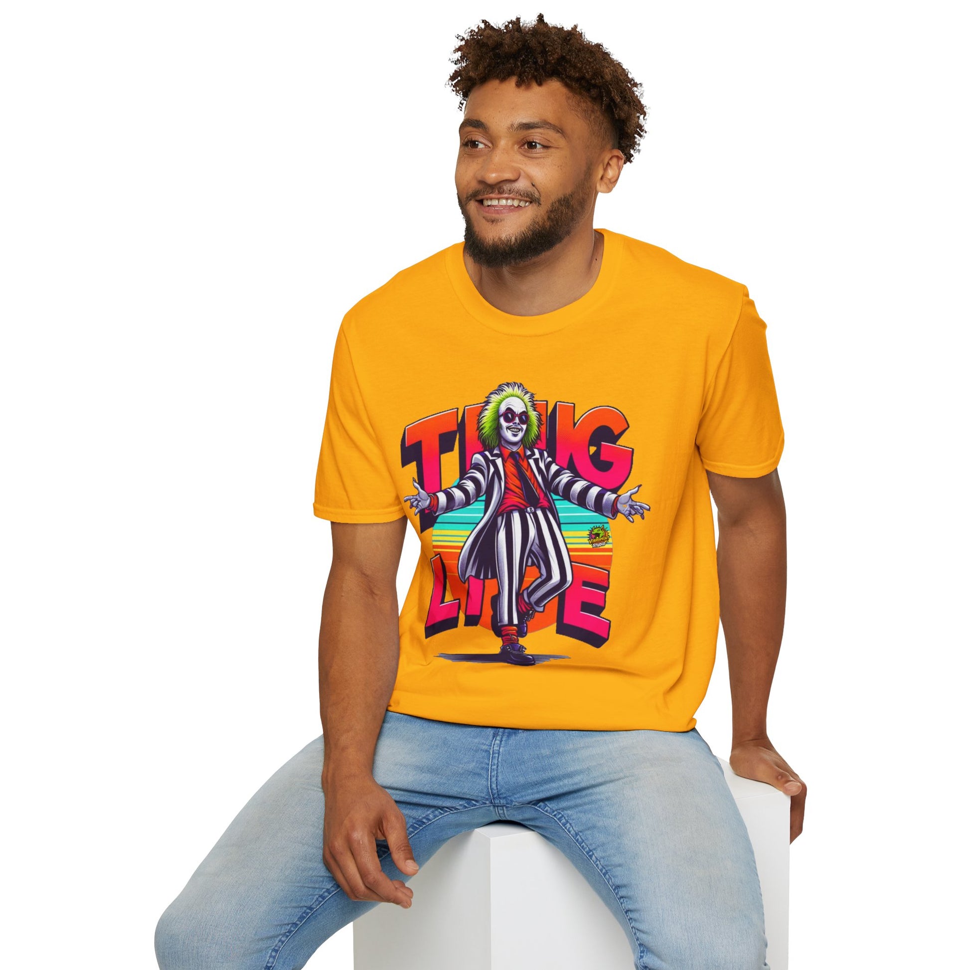 exclusive - Beetlejuice Shirt | Funny Thug Life Halloween Tee | Classic Beetlejuice T-Shirt for Fans - premium material. perfect gift idea. Order yours now and stand out with this exclusive piece!