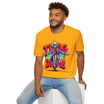 exclusive - Beetlejuice Shirt | Funny Thug Life Halloween Tee | Classic Beetlejuice T-Shirt for Fans - premium material. perfect gift idea. Order yours now and stand out with this exclusive piece!