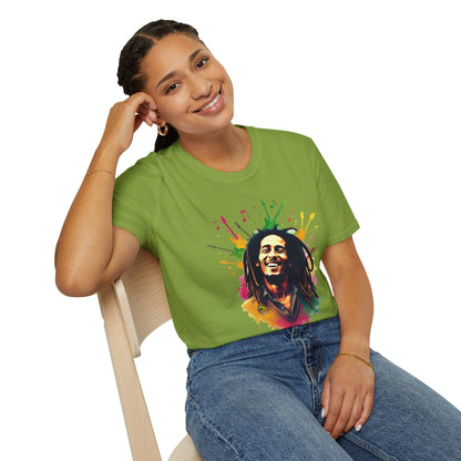 - - Bob Marley T-Shirt - Soulful Echoes - custom-made. perfect gift idea. Order yours now and stand out with this exclusive piece!