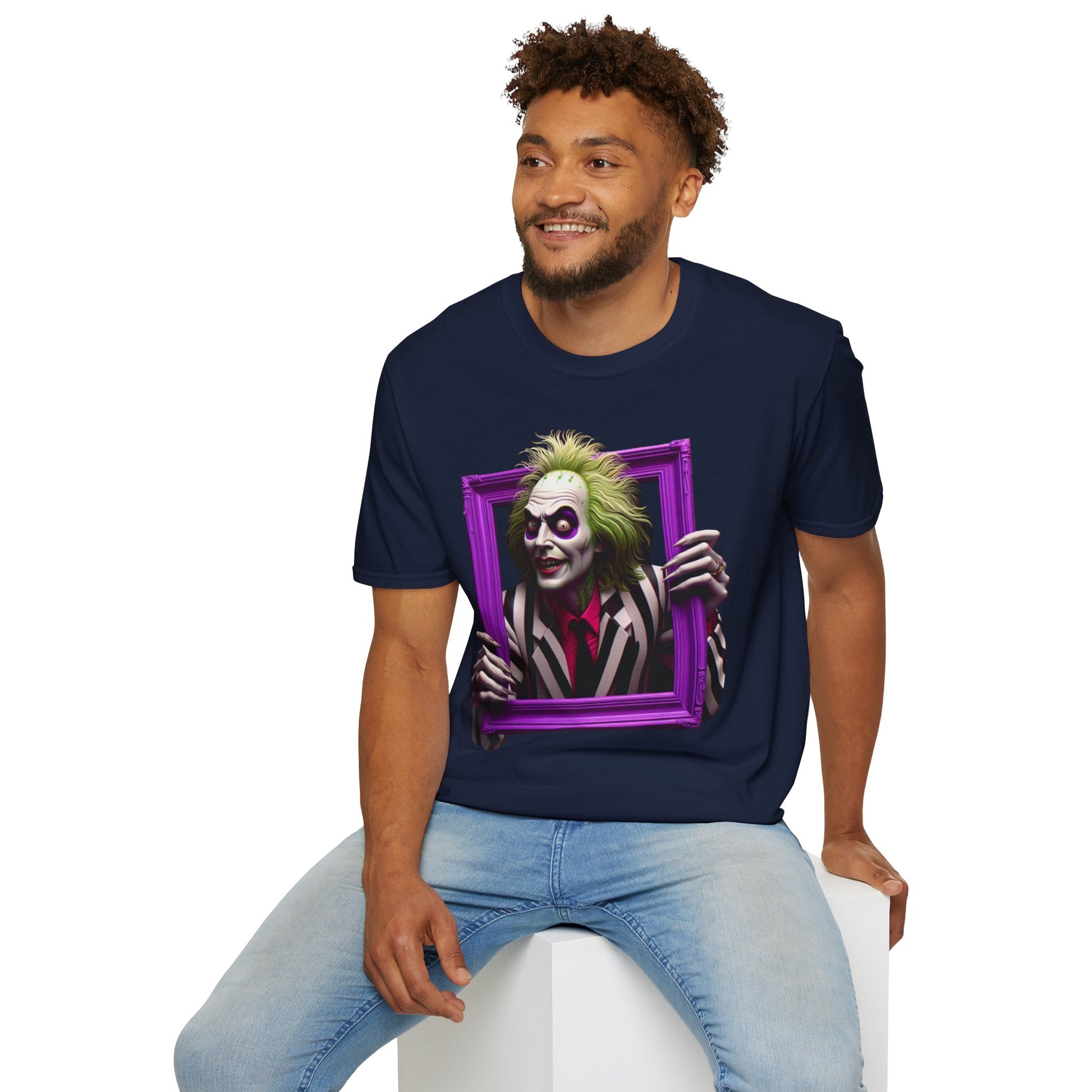 Graphic - Beetlejuice Shirt | Halloween Horror Graphic Tee | Classic Beetlejuice Movie Design | Funny Halloween T-Shirt - custom-made. limited stock. Order yours now and stand out with this exclusive piece!