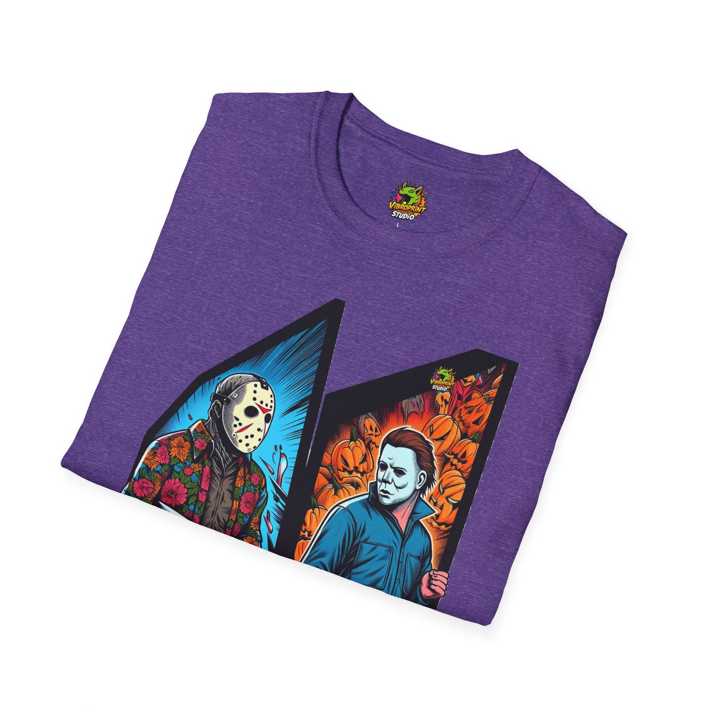 product - Jason Voorhees & Michael Myers Funny Halloween Shirt - custom-made. perfect gift idea. Order yours now and stand out with this exclusive piece!