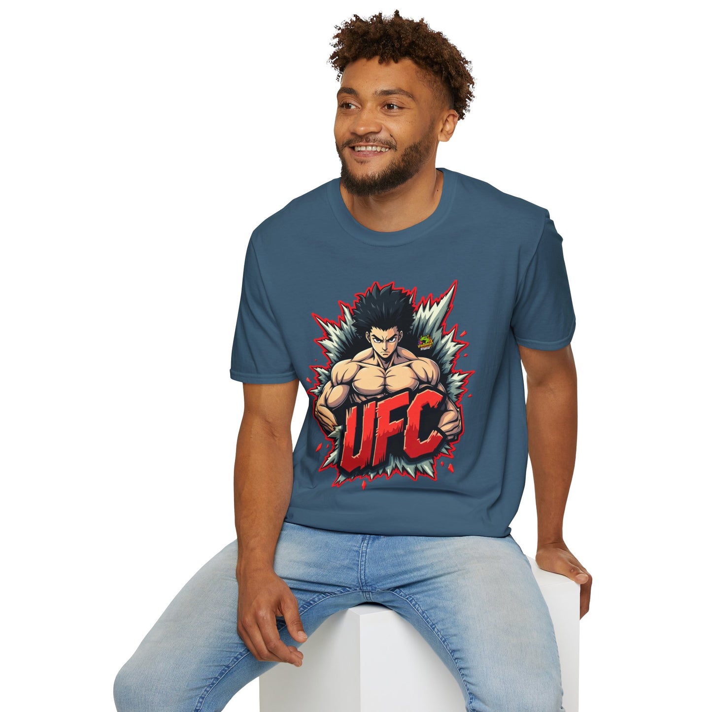 UFC T Shirt | Unleash Fierce Confidence | UFC Tee with Baki Anime Inspiration for Gym