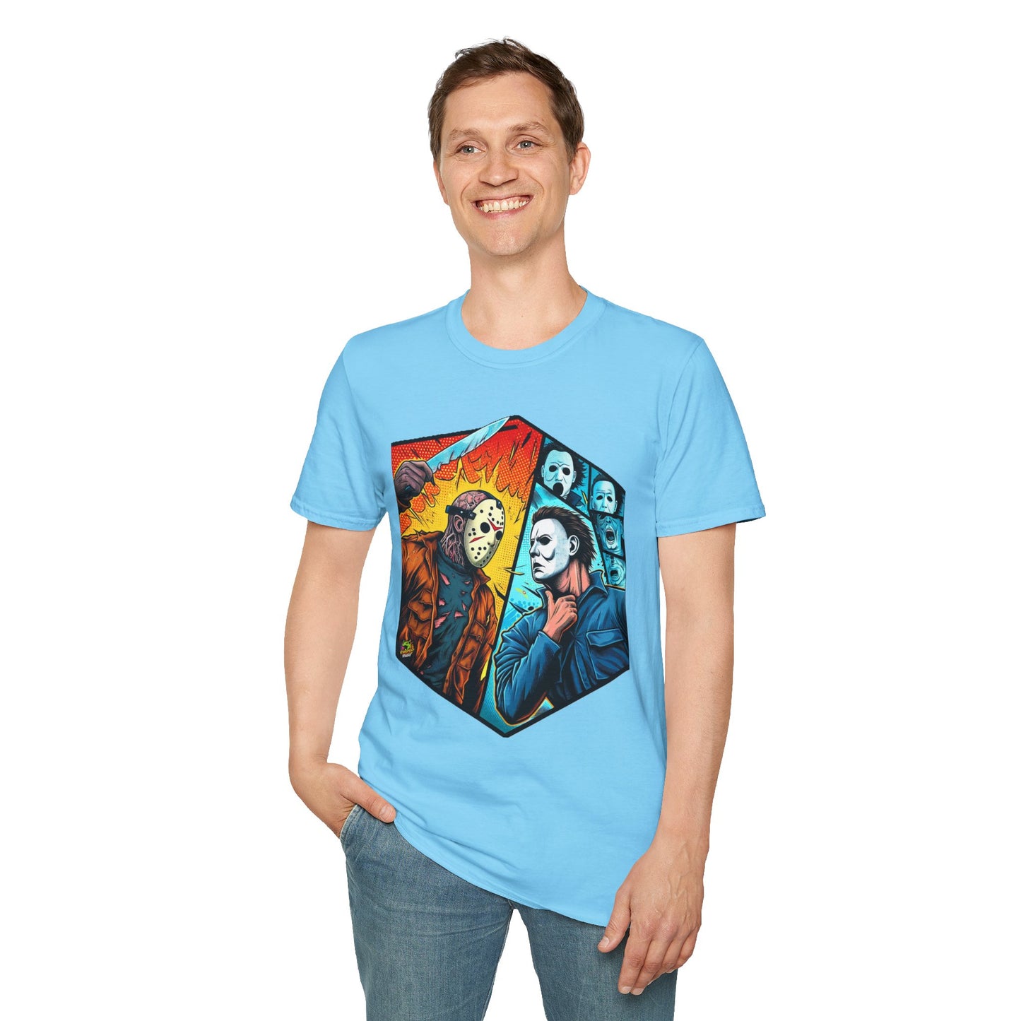 Michael Myers Vintage Shirt | Jason & Michael Halloween Tee