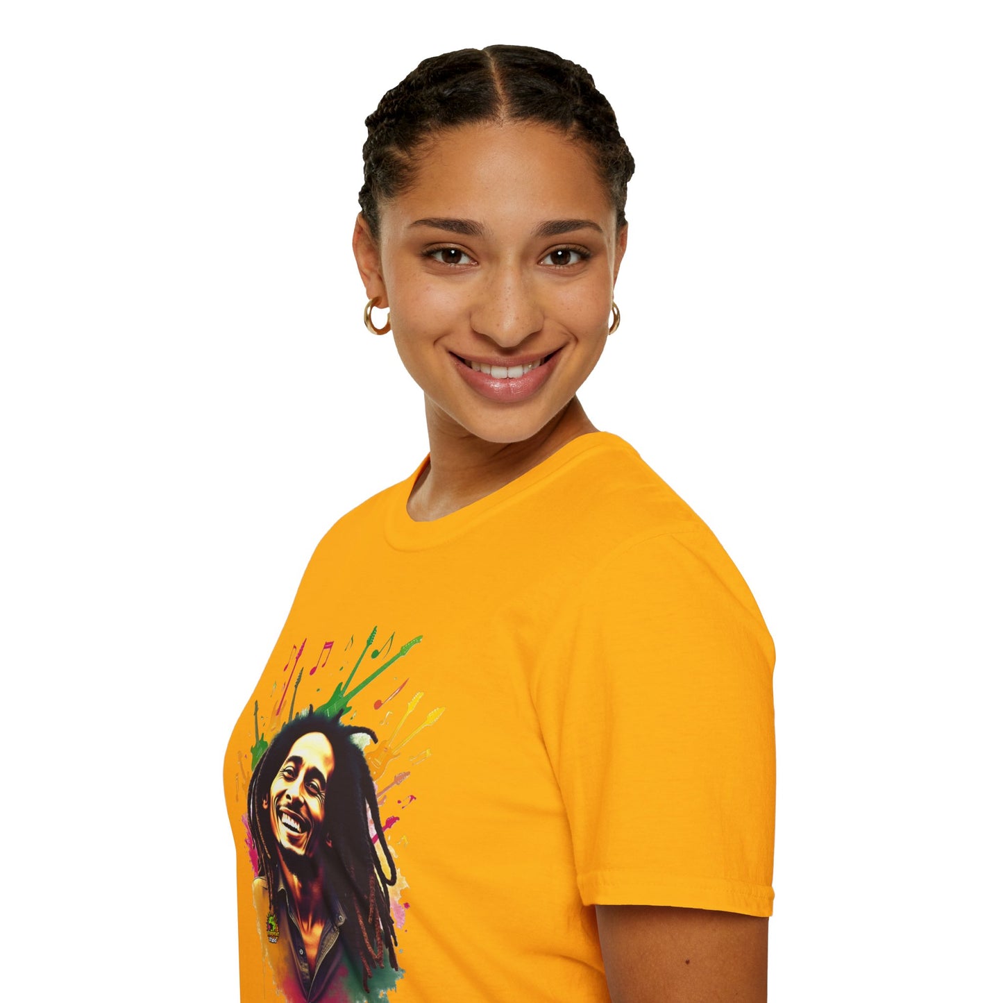 T-Shirt - Bob Marley T-Shirt - Soulful Echoes - custom-made. perfect gift idea. Order yours now and stand out with this exclusive piece!