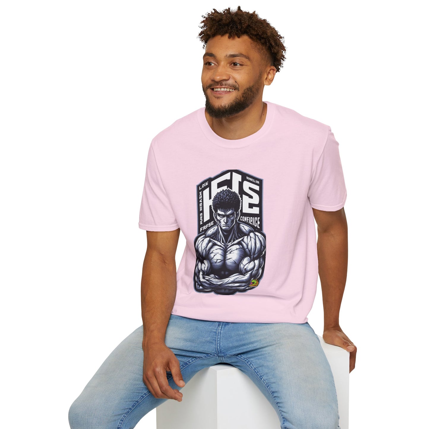 UFC T Shirt | Unleash Fierce Confidence | UFC Tee with Baki Anime Influence for Gym Enthusiasts