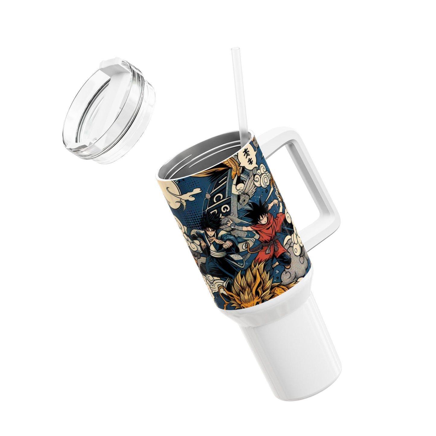 | - Stanley Tumbler | Comics and Anime Fans Drinkware | Colorful Geek Tumbler - premium material. perfect gift idea. Order yours now and stand out with this exclusive piece!