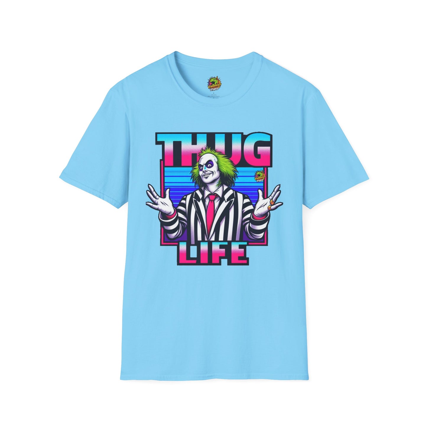 Shirt - Beetlejuice Shirt | Spooky Thug Life Tee | Halloween Beetlejuice Graphic Shirt for Men & Women - premium material. limited stock. Order yours now and stand out with this exclusive piece!