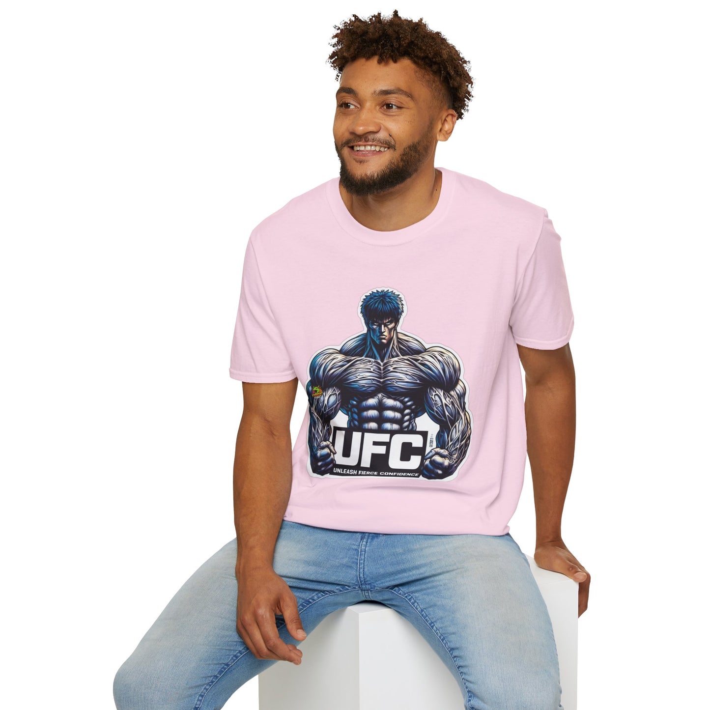 UFC T Shirt | Unleash Fierce Confidence | Motivational UFC Tee with Baki Anime Inspiration for Gym