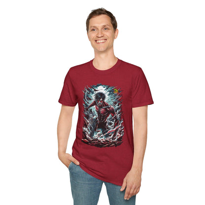 exclusive - Eren Yeager Titan’s Awakening Tee | Attack on Titan Shirt | Shingeki - custom-made. limited stock. Order yours now and stand out with this exclusive piece!