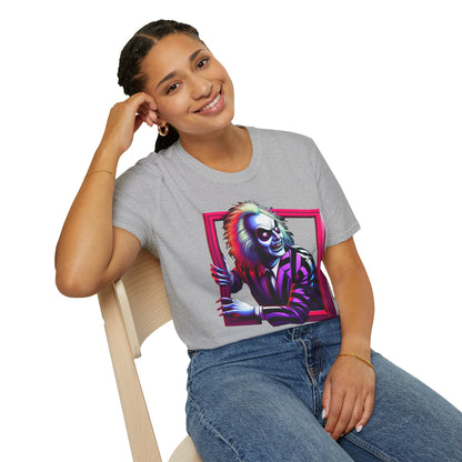 | - Beetlejuice Shirt | Classic Beetlejuice Tee | Creepy Beetlejuice Tee | Beetlejuice Movie Merch - custom-made. perfect gift idea. Order yours now and stand out with this exclusive piece!