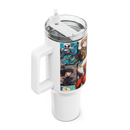 | - Stanley Tumbler | Geeky Drinkware for Anime Fans | Colorful Cartoon Tumbler for Gamers - custom-made. limited stock. Order yours now and stand out with this exclusive piece!