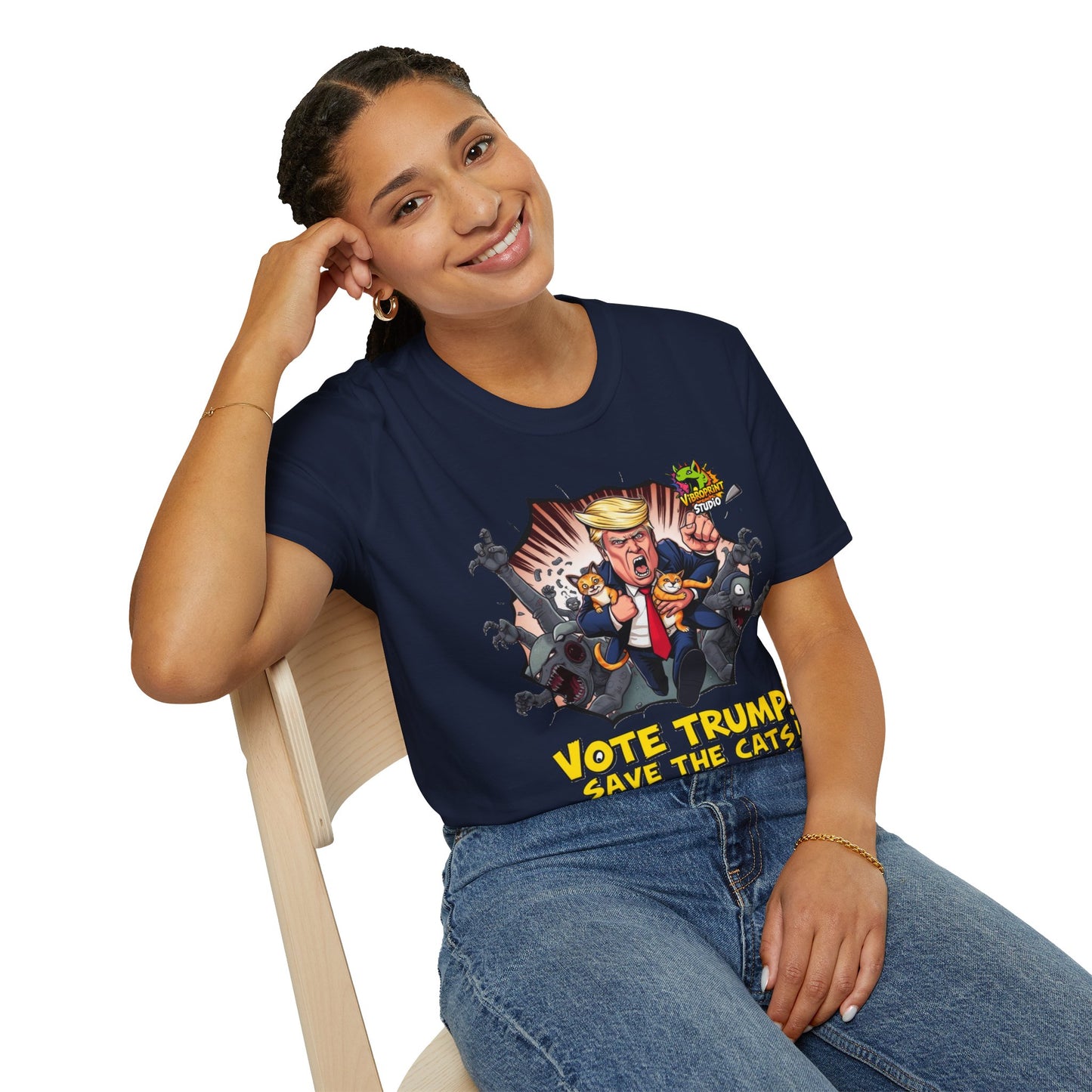 Funny - They're Eating the Dogs Tee | Trump Election Satire Shirt | Funny Political Graphic Tee - premium material. limited stock. Order yours now and stand out with this exclusive piece!