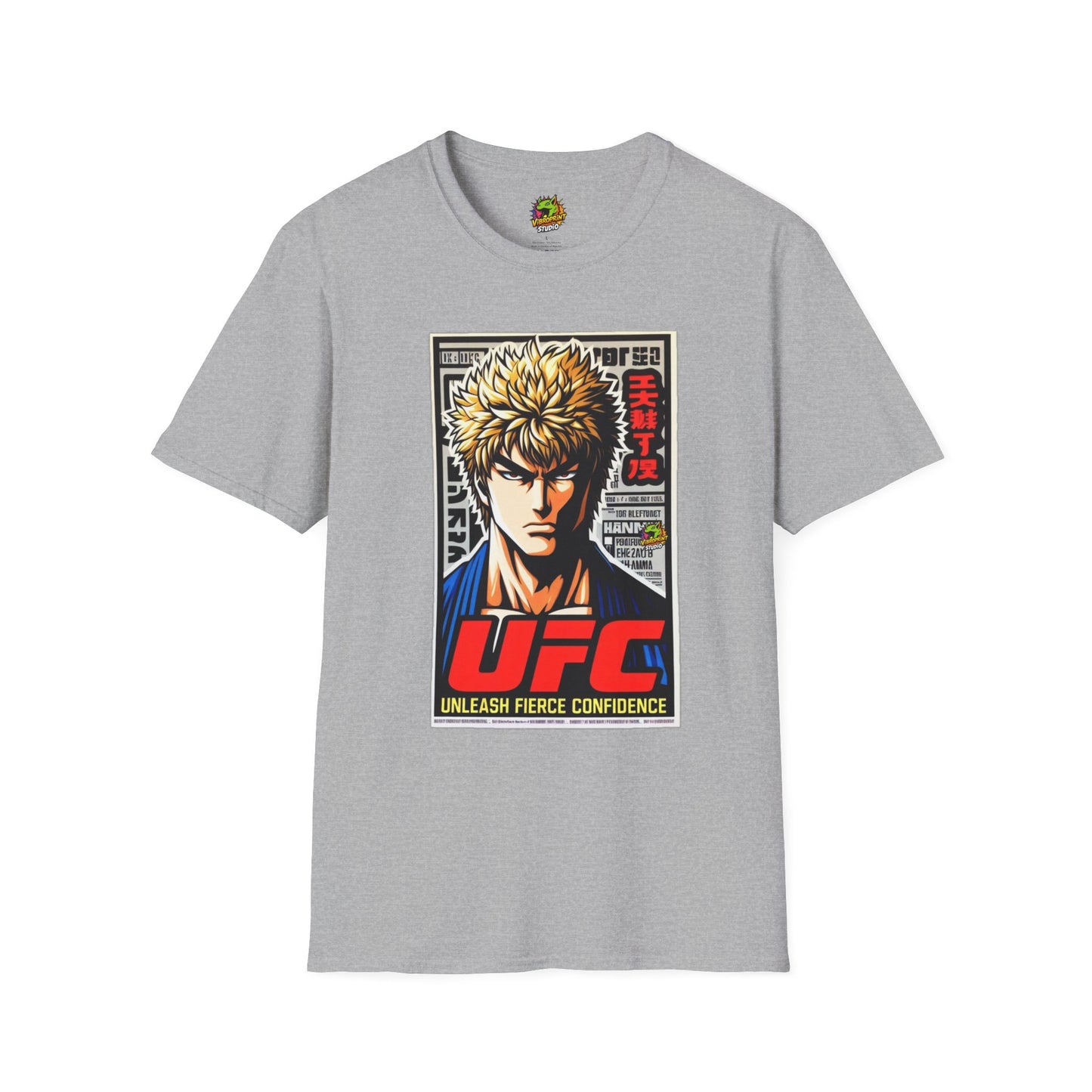 T - UFC T Shirt | Unleash Fierce Confidence | UFC Tee for Gym Inspired by Baki - premium material. perfect gift idea. Order yours now and stand out with this exclusive piece!