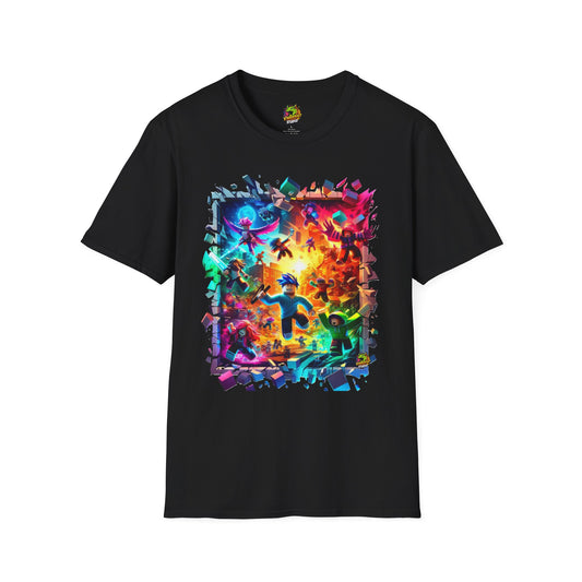 Cool Roblox Gamer Tee for Boys & Girls | Roblox Shirt for Kids | Fun Roblox T-Shirt | Roblox Merch Gift - High Quality Image