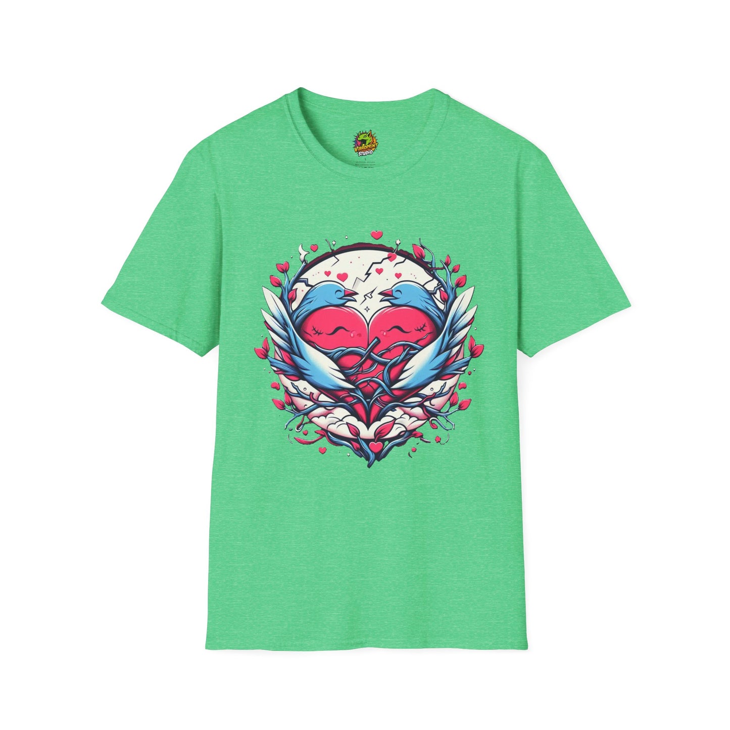 Front: Valentine's Day Unisex Softstyle T-Shirt