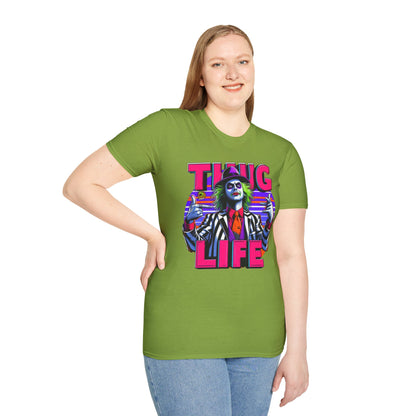 Shirt - Beetlejuice Shirt | Thug Life Graphic Shirt | Funny Halloween Beetlejuice Tee - custom-made. perfect gift idea. Order yours now and stand out with this exclusive piece!