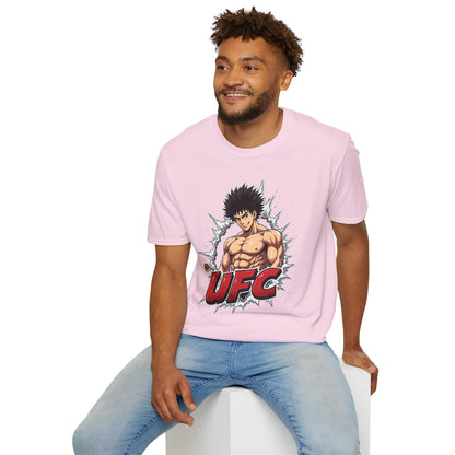 UFC T Shirt | Unleash Fierce Confidence | Motivational UFC Tee with Baki Anime Elements