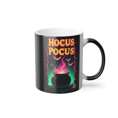 Hocus Pocus Mug | Heat Reveal Witchy Coffee Mug | Color Changing - High Quality Image