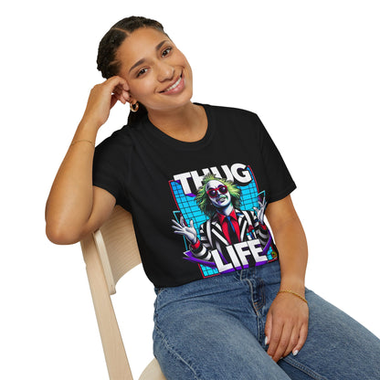 Thug - Beetlejuice Shirt | Funny Thug Life Graphic Tee | Halloween Beetlejuice T-Shirt for Men & Women - premium material. perfect gift idea. Order yours now and stand out with this exclusive piece!