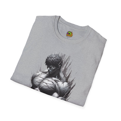 Halloween graphic tee - UFC T Shirt | Unleash Fierce Confidence | UFC Tee with Baki Anime Inspiration for Fitness Lovers - comfortable fit. premium horror movie t-shirt for spooky occasions. Order yours now and stand out with this exclusive piece!